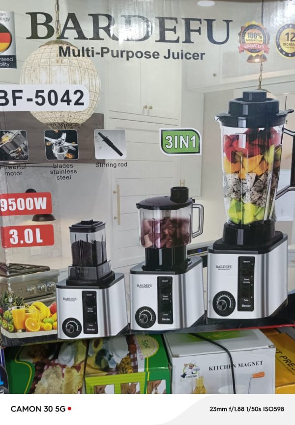 3 in 1 Bardefu Multipurpose Juicer