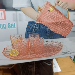 Acrylic Jug and 4 PCs of Cups